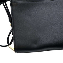 Load image into Gallery viewer, BURBERRY Nova Check Shoulder Bag Black Leather
