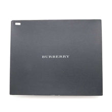 将图像加载到图库查看器中，BURBERRY Nova Check Shoulder Bag Black Leather
