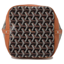 Load image into Gallery viewer, GOYARD Petit Flo Bucket Bag Black/Natural PVC Leather
