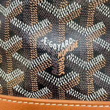 Load image into Gallery viewer, GOYARD Petit Flo Bucket Bag Black/Natural PVC Leather
