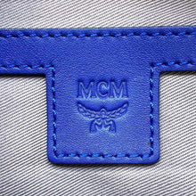 Load image into Gallery viewer, MCM Waist Bag Blue Leather
