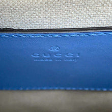 将图像加载到图库查看器中，GUCCI Bamboo 3WAYBag Light Blue702106 Leather
