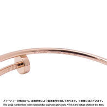 Load image into Gallery viewer, CARTIER Juste Un Clou Hoop Earrings Size LargeB8301211 18K Pink Gold
