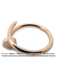 将图像加载到图库查看器中，CARTIER Juste un Clou Ring Size Small model/48/#8B4225800 18K Pink Gold
