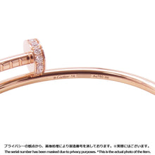 将图像加载到图库查看器中，CARTIER Juste Un Clou Bracelet Size Small model/#14B6065814 18K Pink Gold
