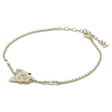 将图像加载到图库查看器中，CHANEL Camellia motif choker Champagne GoldABE419 Metal Faux Pearl  Rhinestone
