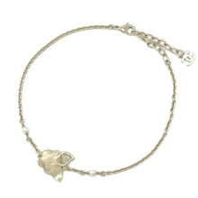 Load image into Gallery viewer, CHANEL Camellia motif choker Champagne GoldABE419 Metal Faux Pearl Rhinestone
