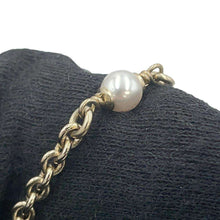 Load image into Gallery viewer, CHANEL ★Camellia motif choker Champagne GoldABE419 Metal Faux Pearl Rhinestone
