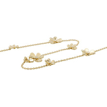 将图像加载到图库查看器中，Van Cleef &amp; Arpels Frivole Necklace 9 FlowerVCARD31500 18K Yellow Gold
