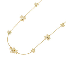 将图像加载到图库查看器中，Van Cleef &amp; Arpels Frivole Necklace 9 FlowerVCARD31500 18K Yellow Gold
