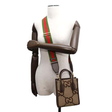 Load image into Gallery viewer, GUCCI Jumbo GG Mini Tote Bag Beige/Brown699406 Canvas Leather
