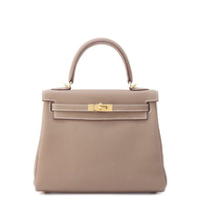 Load image into Gallery viewer, HERMES Kelly Retourne Etoupe Togo Leather Size 25
