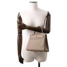 Load image into Gallery viewer, HERMES Kelly Retourne Etoupe Togo Leather Size 25
