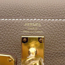 Load image into Gallery viewer, HERMES Kelly Retourne Etoupe Togo Leather Size 25
