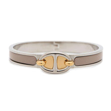 Load image into Gallery viewer, HERMES Mini Clic Chaine d&#39;Ancre Bracelet Size PM Marong rasse Metal Enamel
