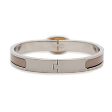 Load image into Gallery viewer, HERMES Mini Clic Chaine d&#39;Ancre Bracelet Size PM Marong rasse Metal Enamel
