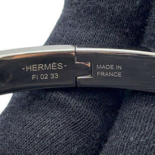 将图像加载到图库查看器中，HERMES Mini Clic Chaine d&#39;Ancre Bracelet Size PM Marong rasse Metal Enamel
