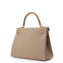 Load image into Gallery viewer, HERMES Kelly Retourne Etoupe Togo Leather Size 28
