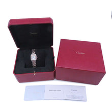 将图像加载到图库查看器中，CARTIER PANTHERE de Cartier SM W22mm x H30mm Stainless Steel K18PG Silver DialW3PN0006
