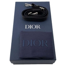 将图像加载到图库查看器中，Dior CDDiamond Shoulder Bag Black2ESBC119DCO PVC Coated Canvas
