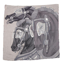 Load image into Gallery viewer, HERMES HORSE REALITY Size 100 Etoupe/Taupe Grey/Brown Cashmere65% Silk35%
