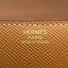 将图像加载到图库查看器中，HERMES Constance Miroir Gold Epsom Size 24
