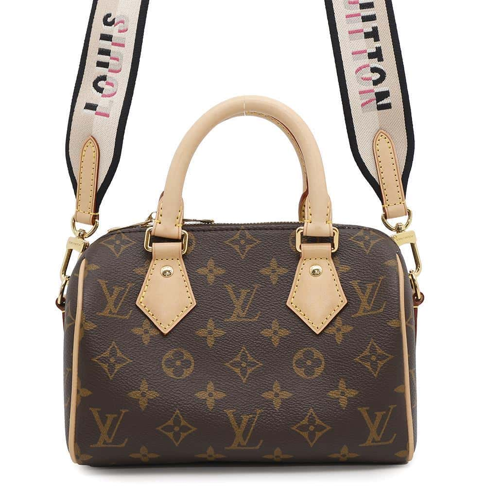 LOUIS VUITTON Speedy Bandouliere BlackM46234 Monogram Size 20