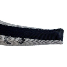 将图像加载到图库查看器中，CHANEL CC Logo Headband Gray Cotton
