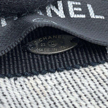 将图像加载到图库查看器中，CHANEL CC Logo Headband Gray Cotton
