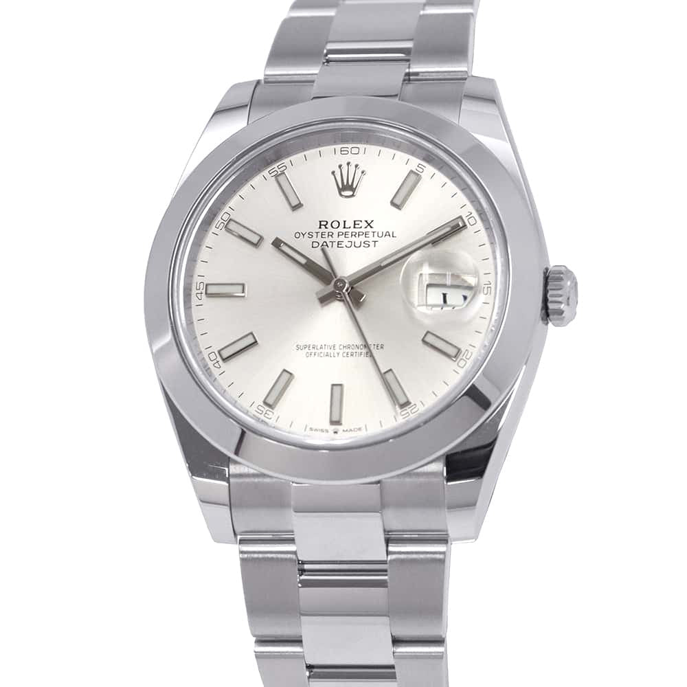 ROLEX Datejust 41 W41mm Stainless Steel Silver Dial126300