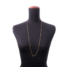 Load image into Gallery viewer, TIFFANY&amp;Co. By the Yard 9PD Sprinkle Necklace60152575 18K Yellow Gold
