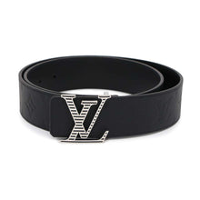 Load image into Gallery viewer, LOUIS VUITTON Belt LV Shadow Reversible Size 85 BlackM0717 Monogram Shadow
