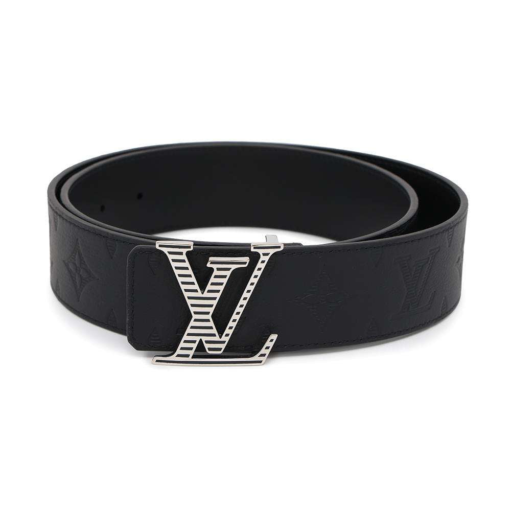 LOUIS VUITTON Belt LV Shadow Reversible Size 85 BlackM0717 Monogram Shadow