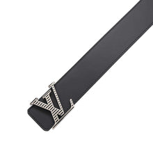 Load image into Gallery viewer, LOUIS VUITTON Belt LV Shadow Reversible Size 85 BlackM0717 Monogram Shadow
