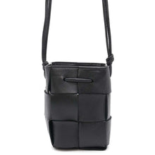 Load image into Gallery viewer, Bottega Veneta Cassette Bucket Bag Black680217 Lambskin Size Mini
