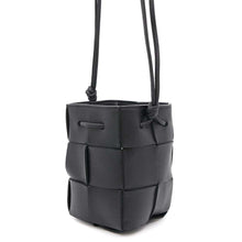 Load image into Gallery viewer, Bottega Veneta Cassette Bucket Bag Black680217 Lambskin Size Mini
