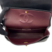 Load image into Gallery viewer, CHANEL Matelasse W Chain W Flap Shoulder Bag BlackA01112 Lambskin Size 25
