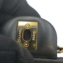 Load image into Gallery viewer, CHANEL Matelasse W Chain W Flap Shoulder Bag BlackA01112 Lambskin Size 25
