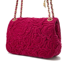 Load image into Gallery viewer, CHANEL Camellia Mini Flap Bag Red Velvet Size 20
