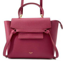 Load image into Gallery viewer, CELINE Belt bag Bordeaux Leather Size Nano
