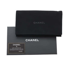 将图像加载到图库查看器中，CHANEL Matelasse round zip long wallet BlackAP0242 Caviar Leather
