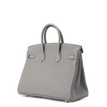 将图像加载到图库查看器中，HERMES Birkin Gris Meyer Togo Leather Size 25
