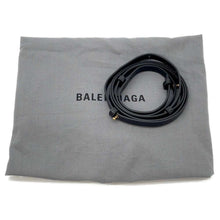 Load image into Gallery viewer, BALENCIAGA Hardware 2WAY Tote Bag Black/White671400 Canvas Leather Size Medium
