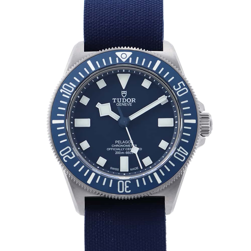 TUDOR Pelagos FXD W42mm TI Rubber Navy Blue DialM25707B/25-0001