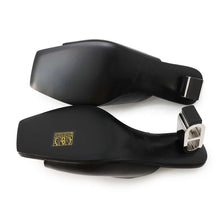 Load image into Gallery viewer, HERMES Sandals Iconic Black Leather Size 38
