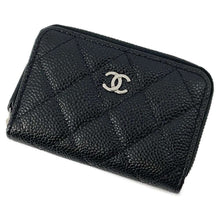 Load image into Gallery viewer, CHANEL Matelasse Classic Zip Coin Purse BlackAP0216 Caviar Leather
