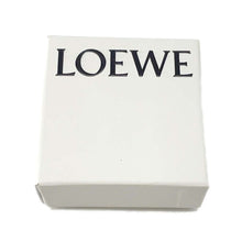 将图像加载到图库查看器中，LOEWE Anagram TwistBangle Size M BlackJ920240X17 Gold Plated Calf Leather
