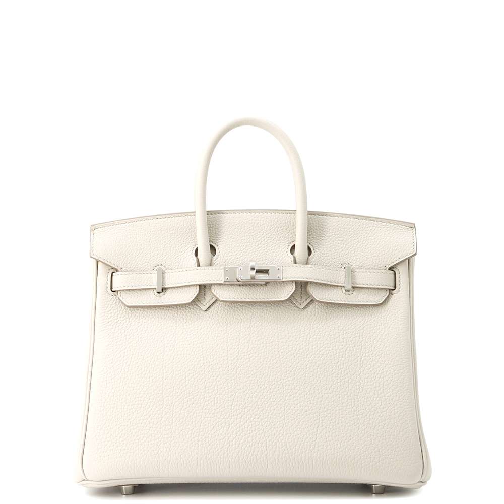 HERMES Birkin Beton Togo Leather Size 25