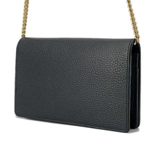 将图像加载到图库查看器中，GUCCI GG Marmont ChainShoulder Bag Black497985 Leather
