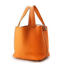 Load image into Gallery viewer, HERMES Picotin Lock Orange Taurillon Clemence Size MM
